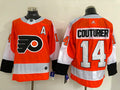 Men's Philadelphia Flyers Sean Couturier #14 Orange Player Game Jerseys