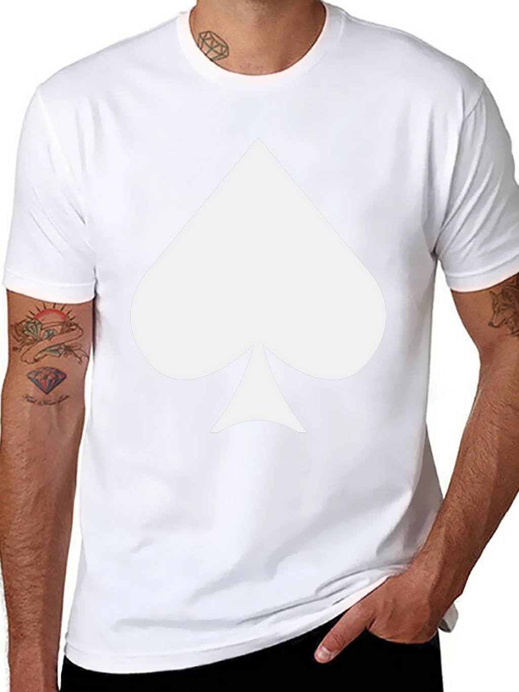 Spade Graphic Tee - Classic Black T-Shirt