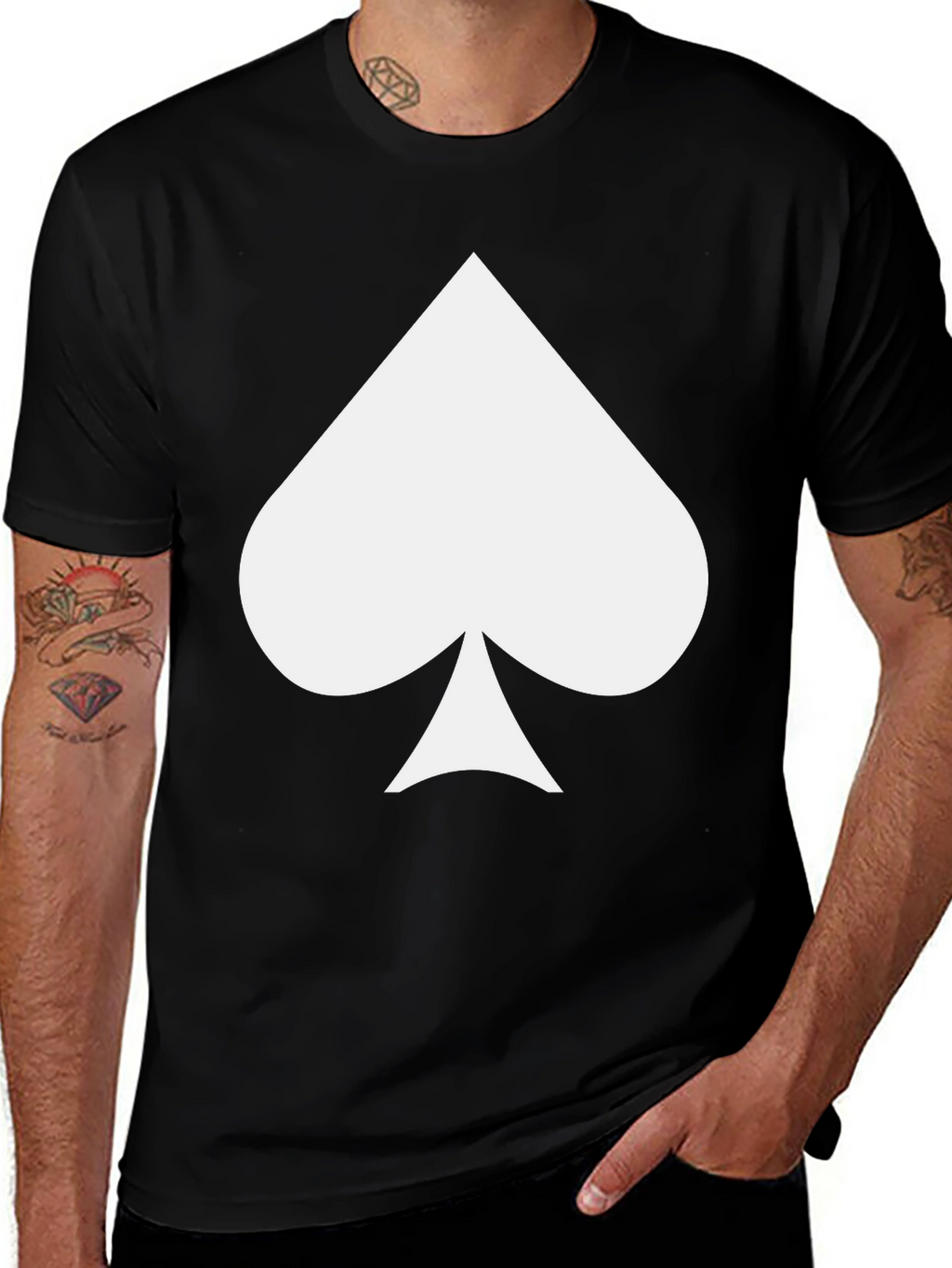 Spade Graphic Tee - Classic Black T-Shirt