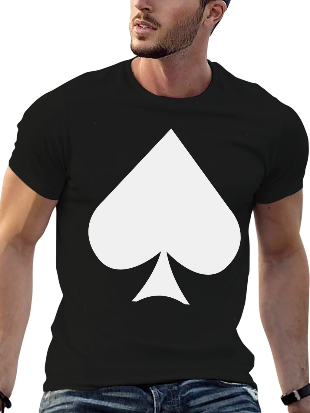 Spade Graphic Tee - Classic Black T-Shirt