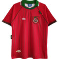 1994/96 Wales Home Red Retro Soccer Jersey Front