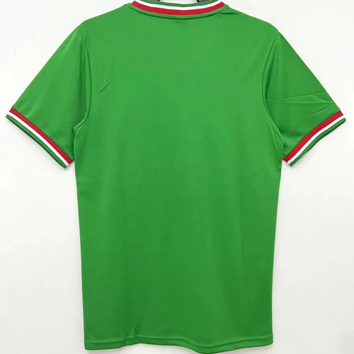 1970 Mexico Home Green Retro Soccer Jersey Back