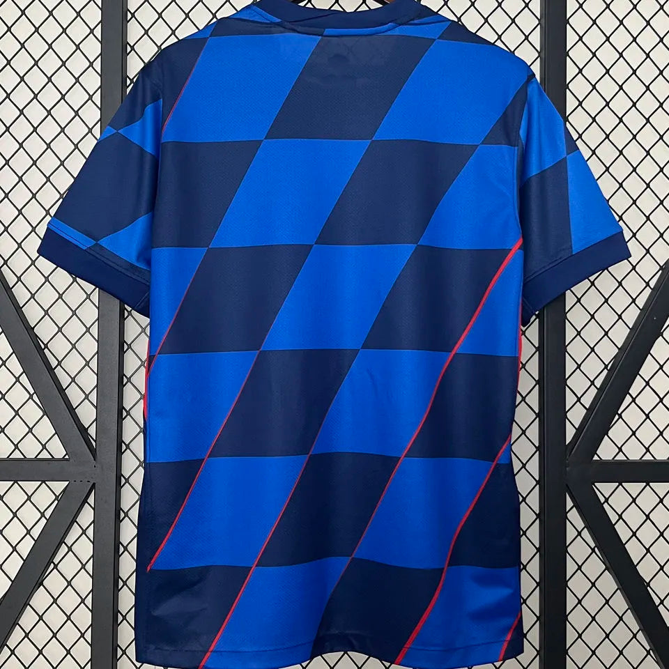 2024/25 Croatia 1:1 Quality Away Fans Soccer Jersey Detail 2