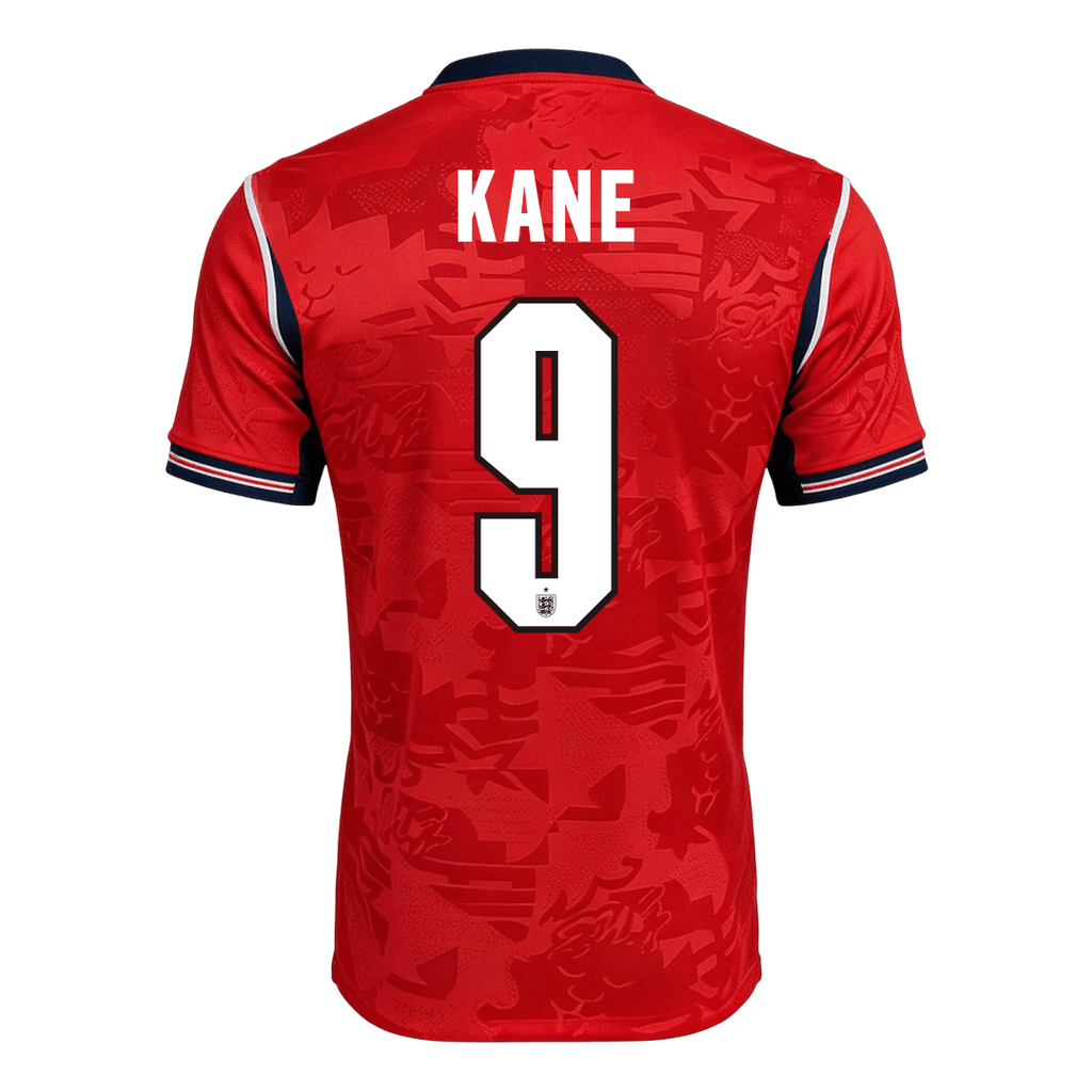KANE #9 England Away Soccer Jersey World Cup 2026 Red Back