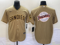 Men's San Diego Padres Tan Alternate Replica Player Jerseys