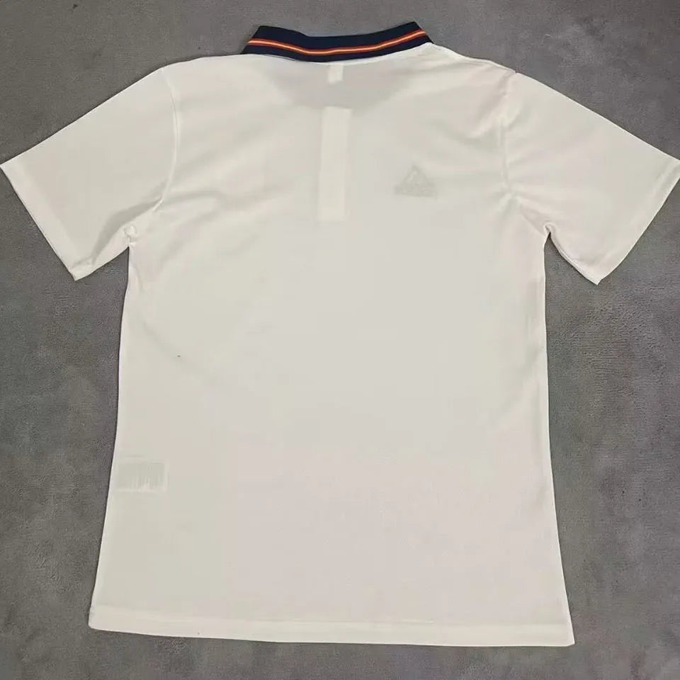 2024/25 Spain White POLO Short Jersey Back
