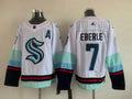 Men's Seattle Kraken Jordan Eberle #7 White Home Breakaway Player Jerseys
