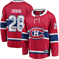 Men's Montreal Canadiens Christian Dvorak #28 Red Player Game Jerseys