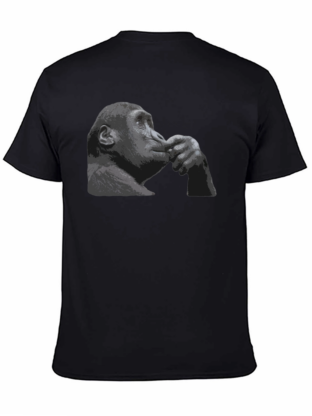 Thinking Chimpanzee Graphic T-Shirt