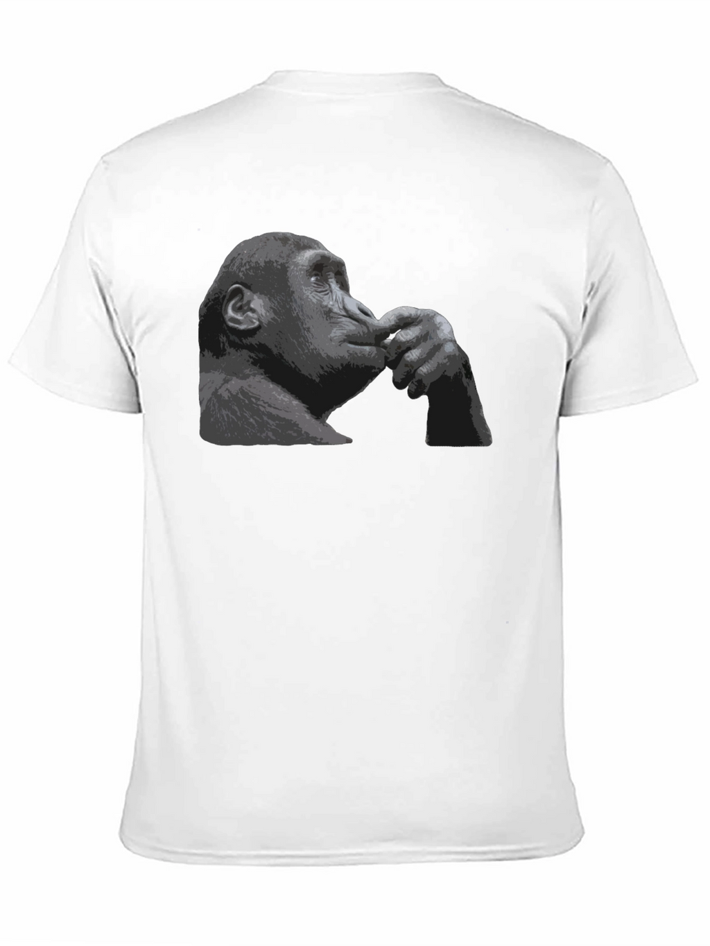 Thinking Chimpanzee Graphic T-Shirt