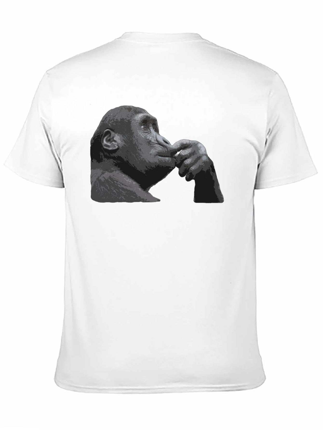 Thinking Chimpanzee Graphic T-Shirt