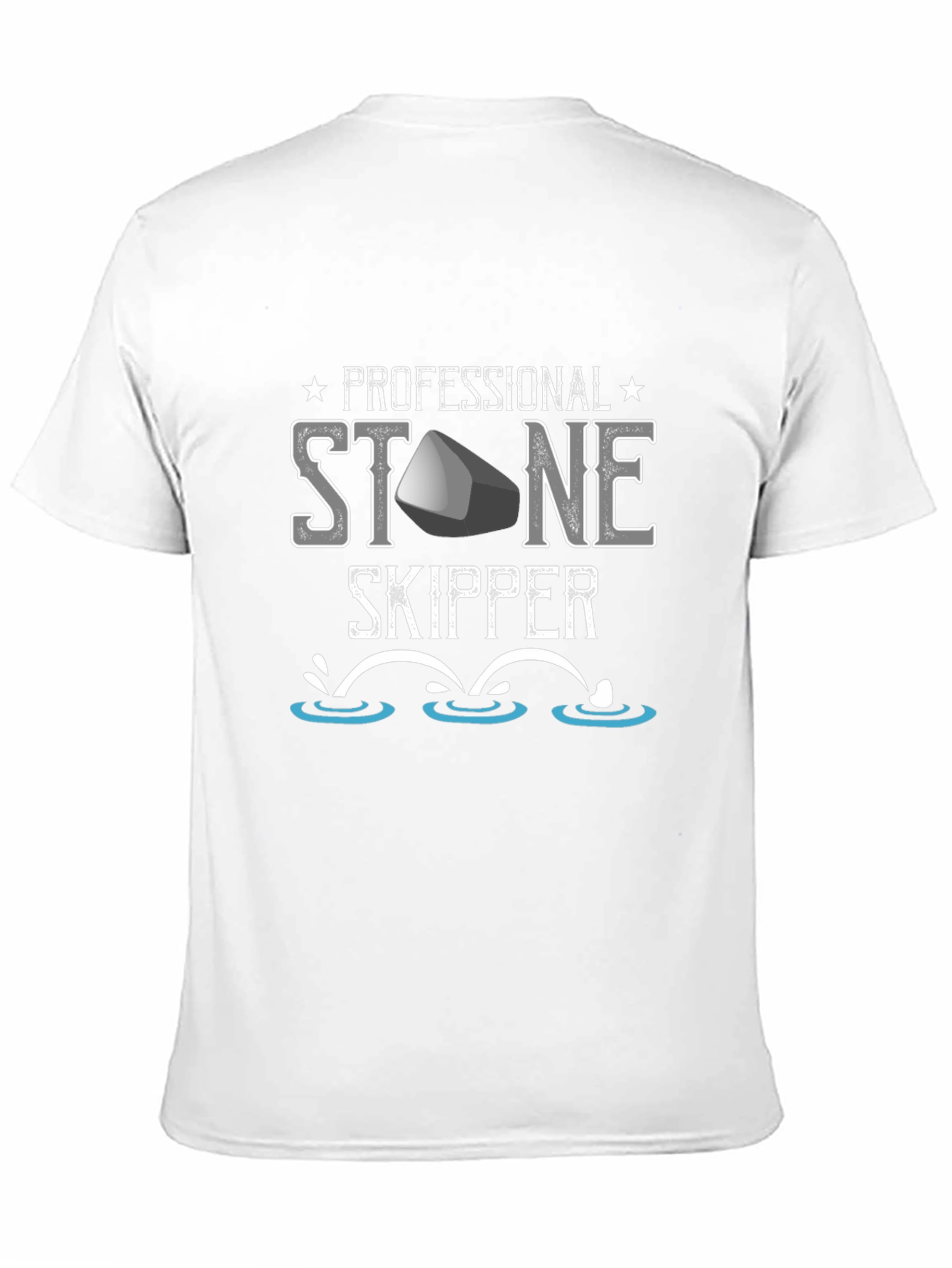 Professional Stone Skipper T-Shirt - Fun Casual Tee
