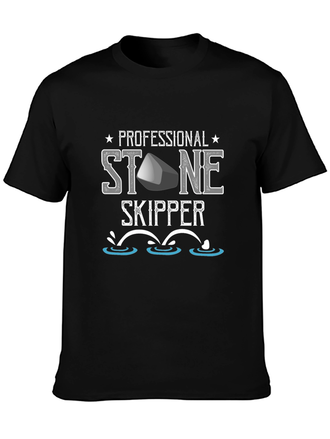 Professional Stone Skipper T-Shirt - Fun Casual Tee