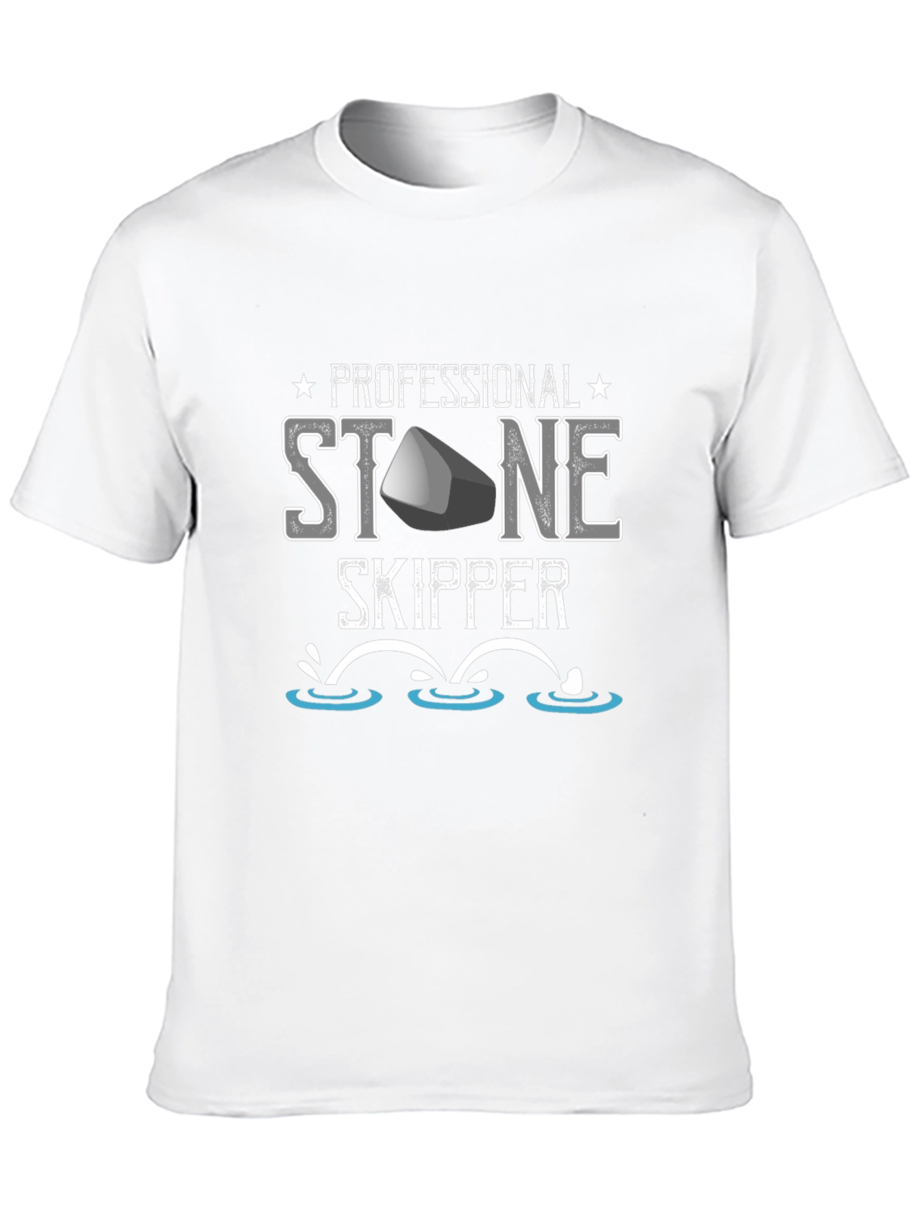 Professional Stone Skipper T-Shirt - Fun Casual Tee