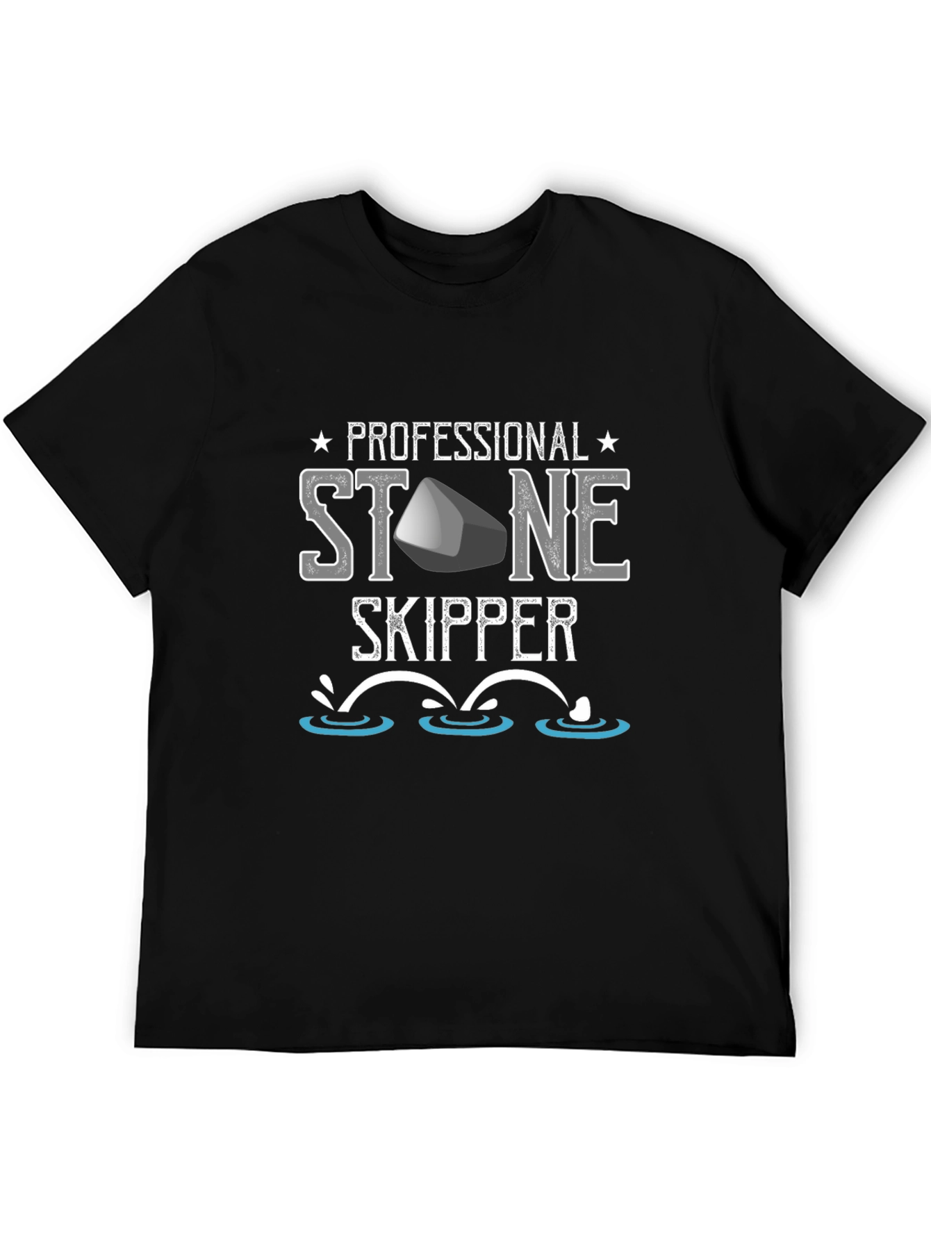 Professional Stone Skipper T-Shirt - Fun Casual Tee