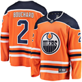 Men's Edmonton Oilers Evan Bouchard #2 Orange Home Breakaway Player Jerseys