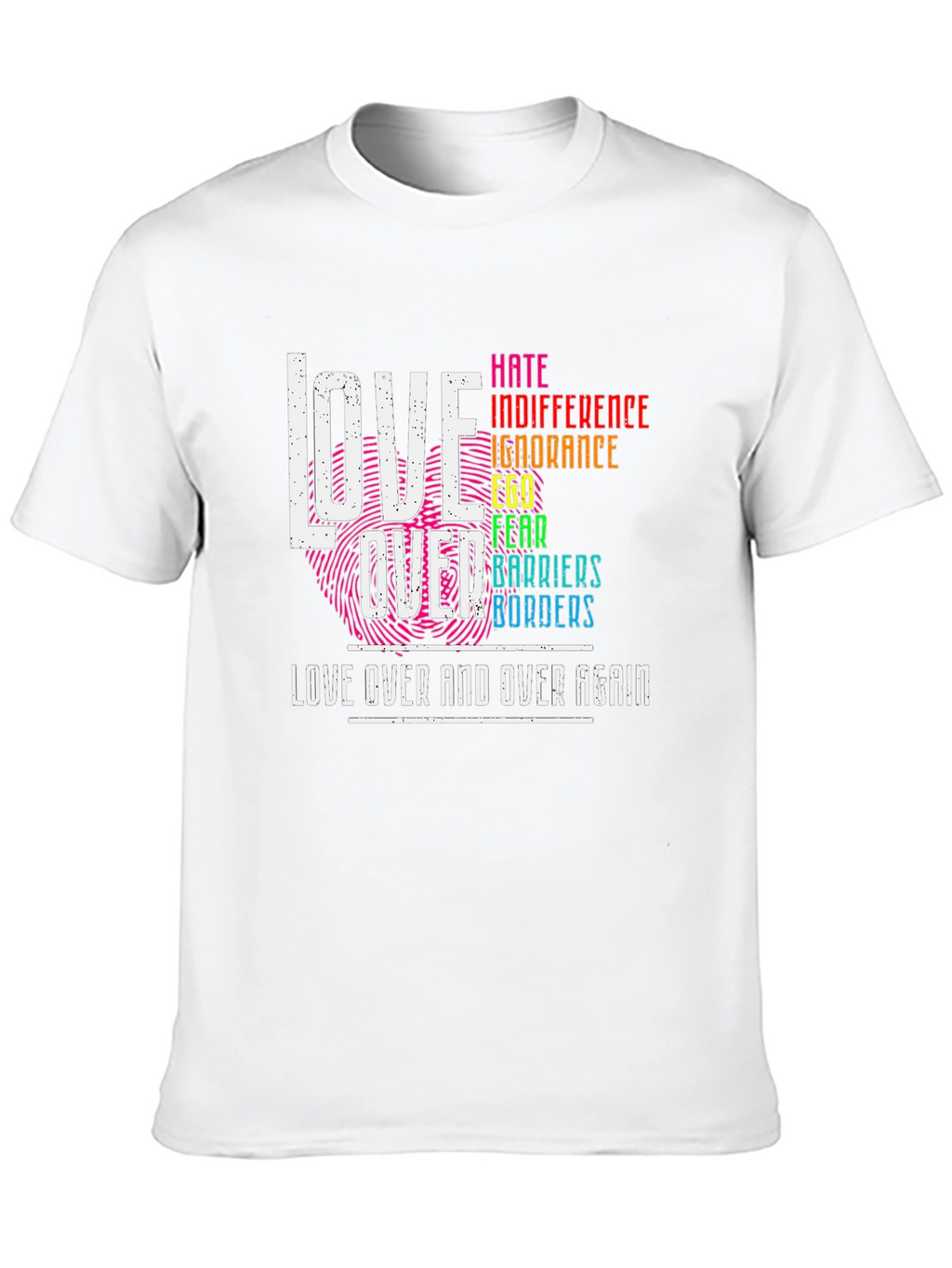 Love Over All Black T-Shirt