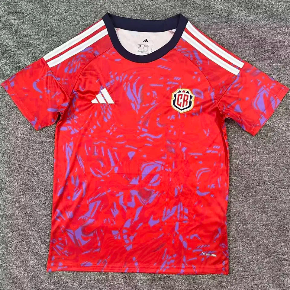 2026/27 Costa Rica Home Red Fans Soccer Jersey Front