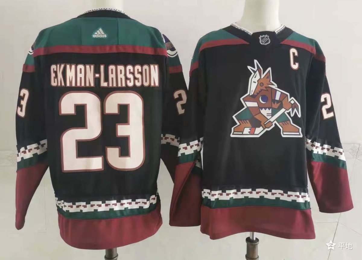 Men's Arizona Coyotes Oliver Ekman-Larsson #23 Black Home Breakaway Player Jerseys