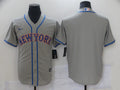Men's New York Mets Gray Road Authentic Blank Jerseys