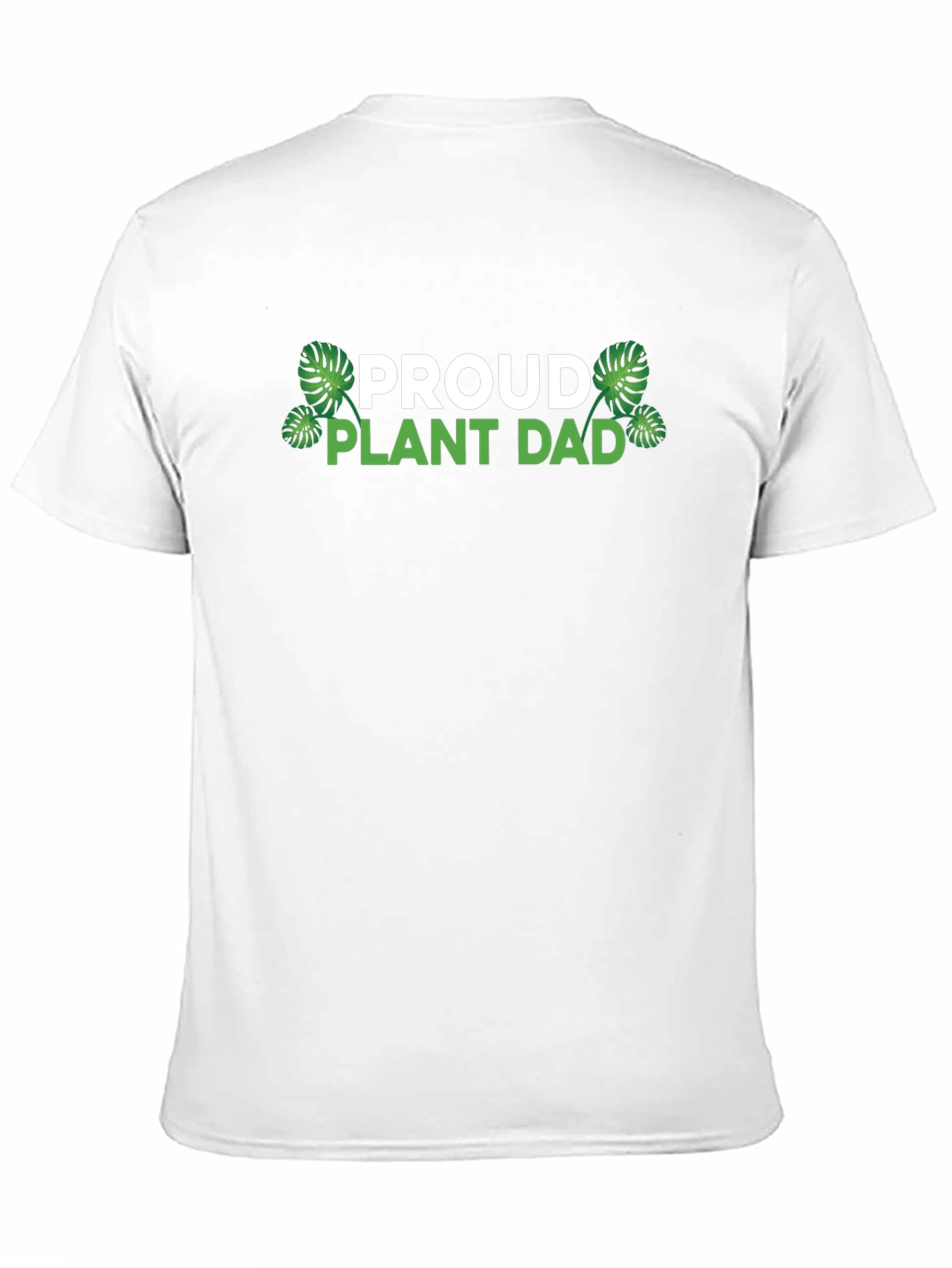Proud Plant Dad T-Shirt - Black Casual Tee