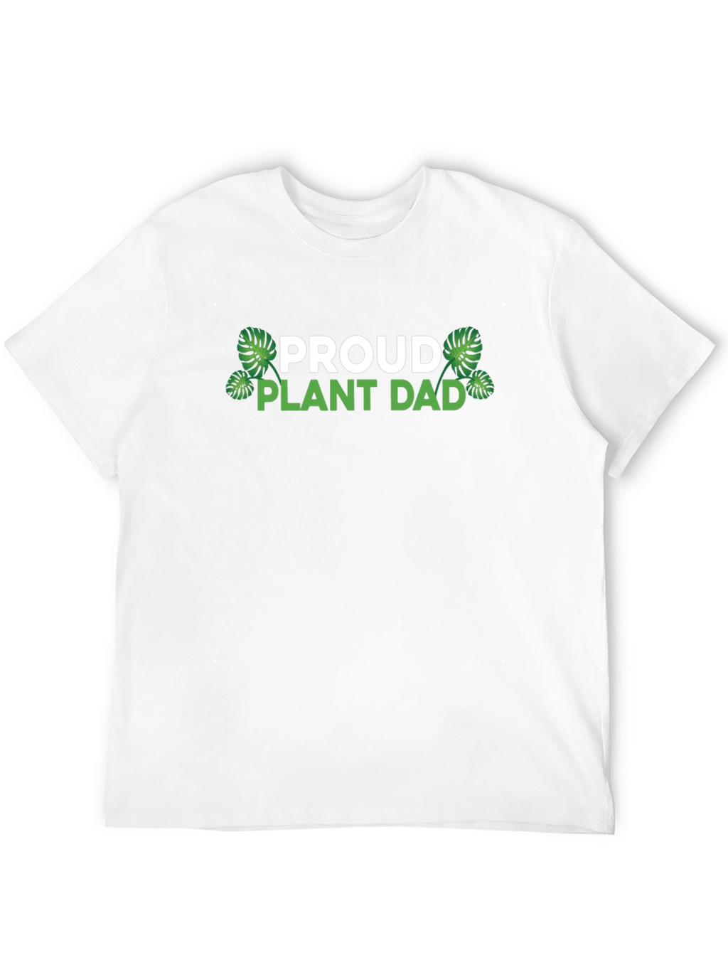 Proud Plant Dad T-Shirt - Black Casual Tee
