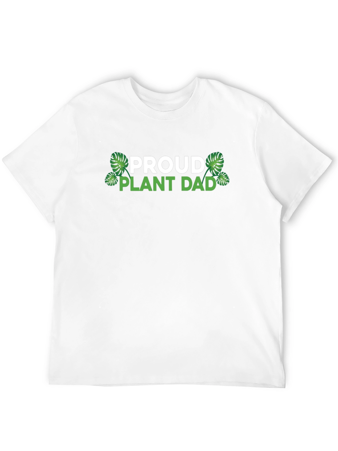 Proud Plant Dad T-Shirt - Black Casual Tee