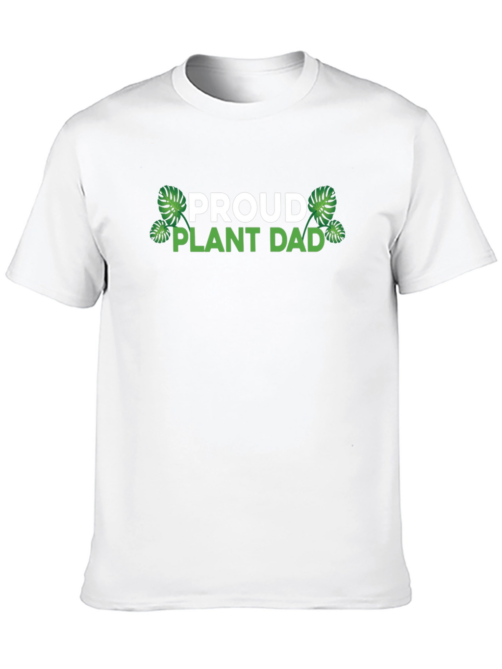 Proud Plant Dad T-Shirt - Black Casual Tee