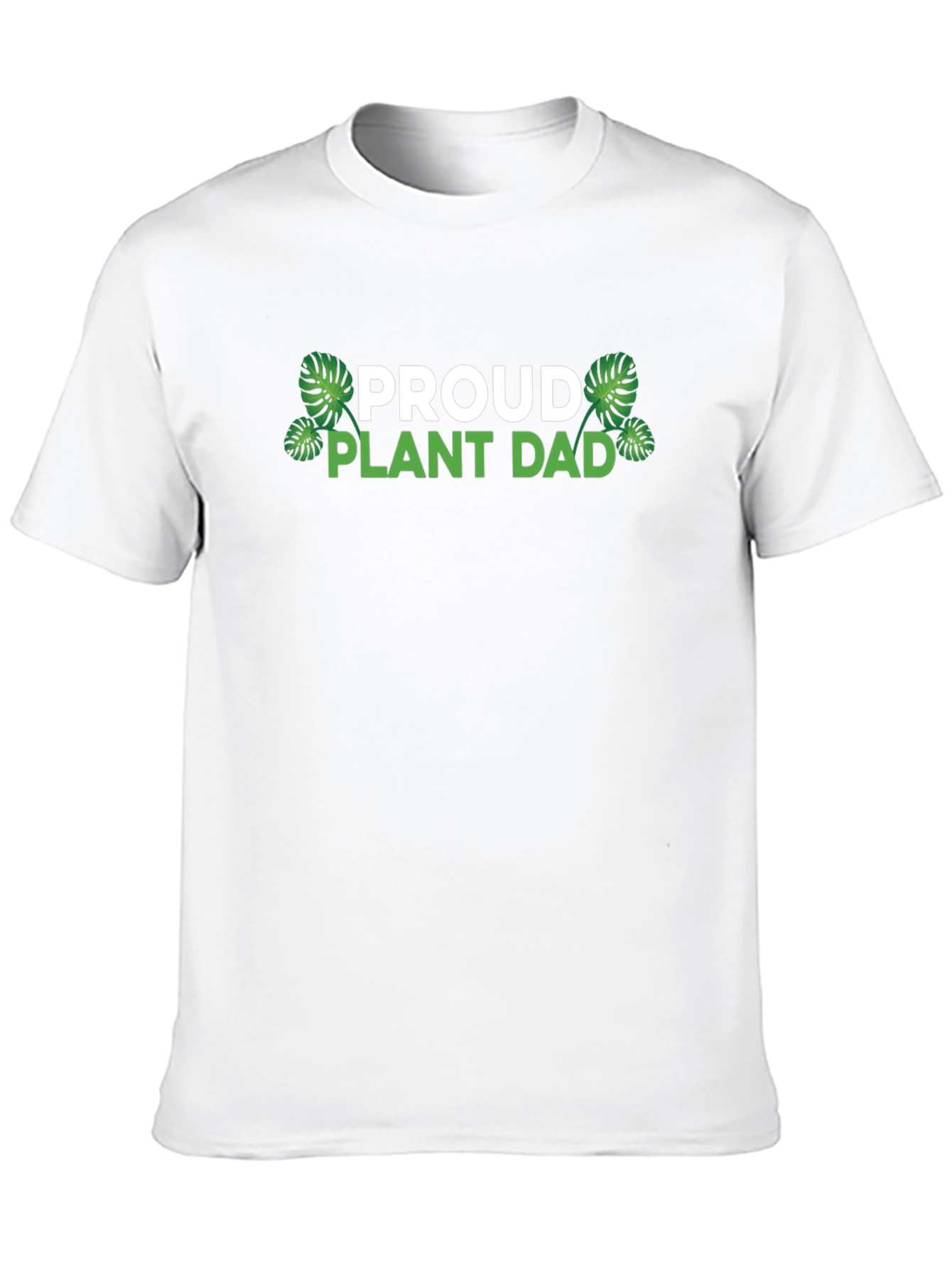Proud Plant Dad T-Shirt - Black Casual Tee