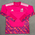 2026/27 Mexico Red Goalkeeper Long Sleeve Soccer Jersey Front