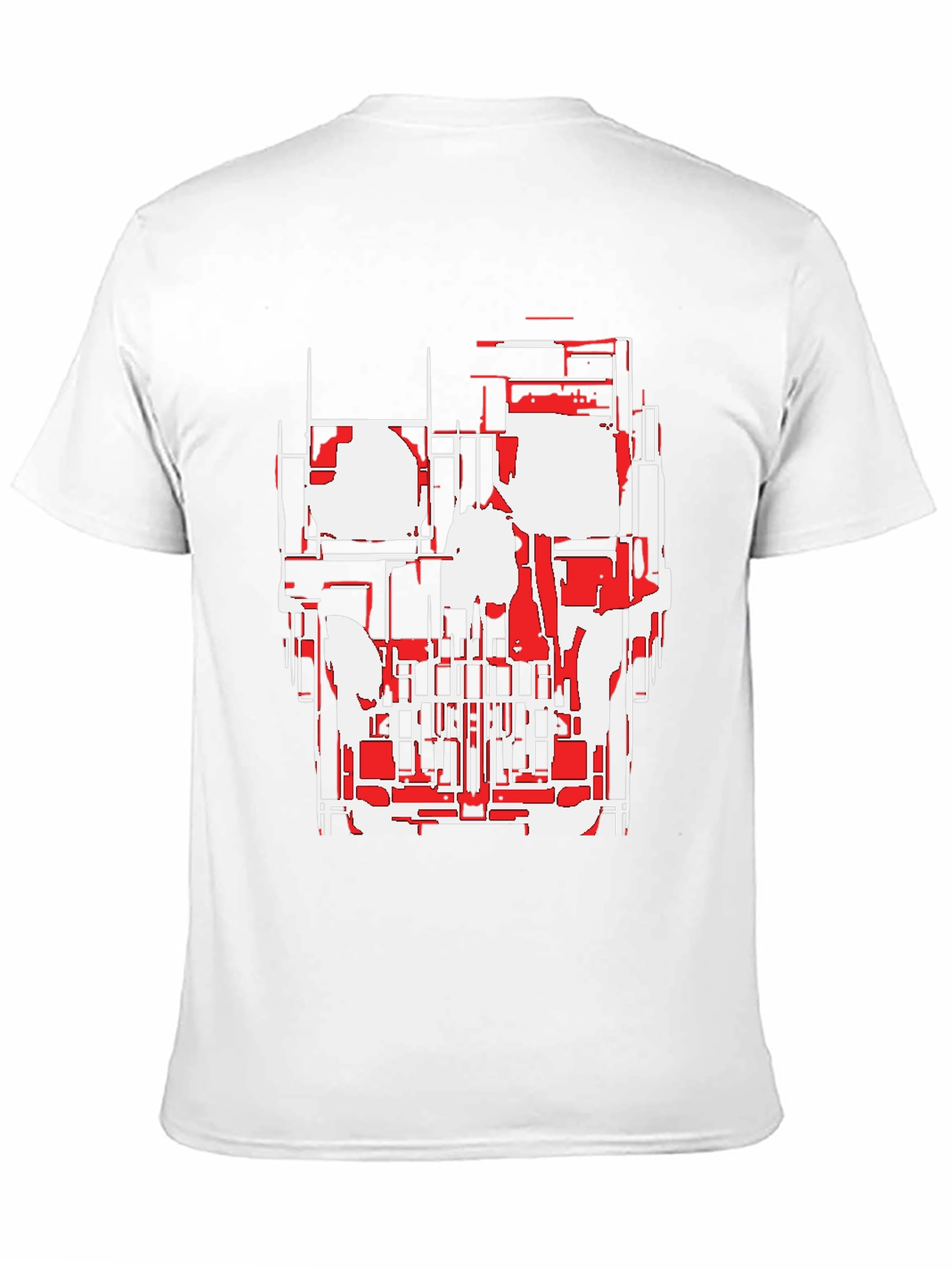 Geometric Skull Graphic Tee