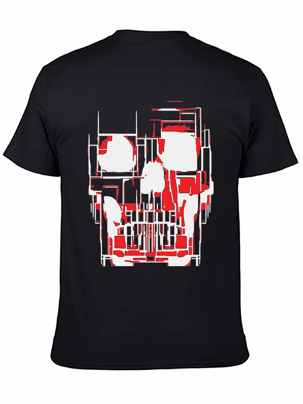 Geometric Skull Graphic Tee