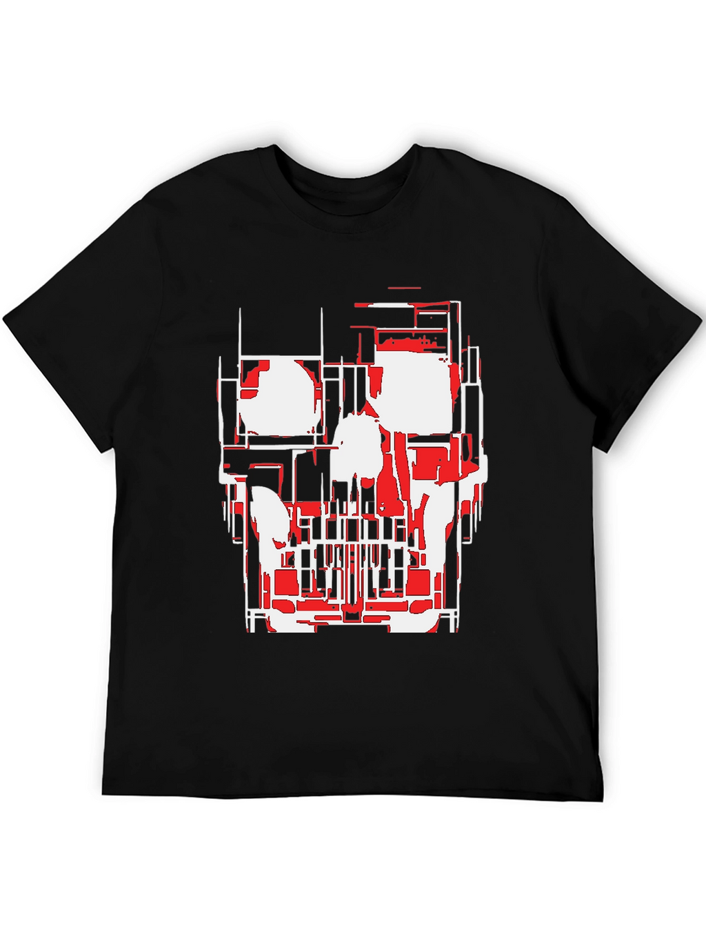 Geometric Skull Graphic Tee