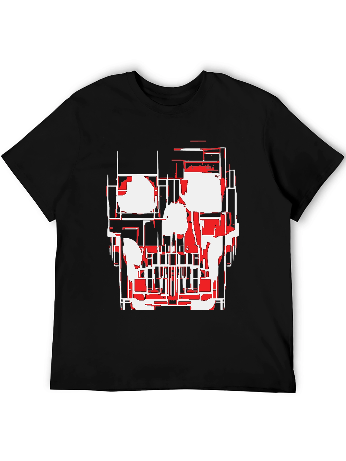 Geometric Skull Graphic Tee