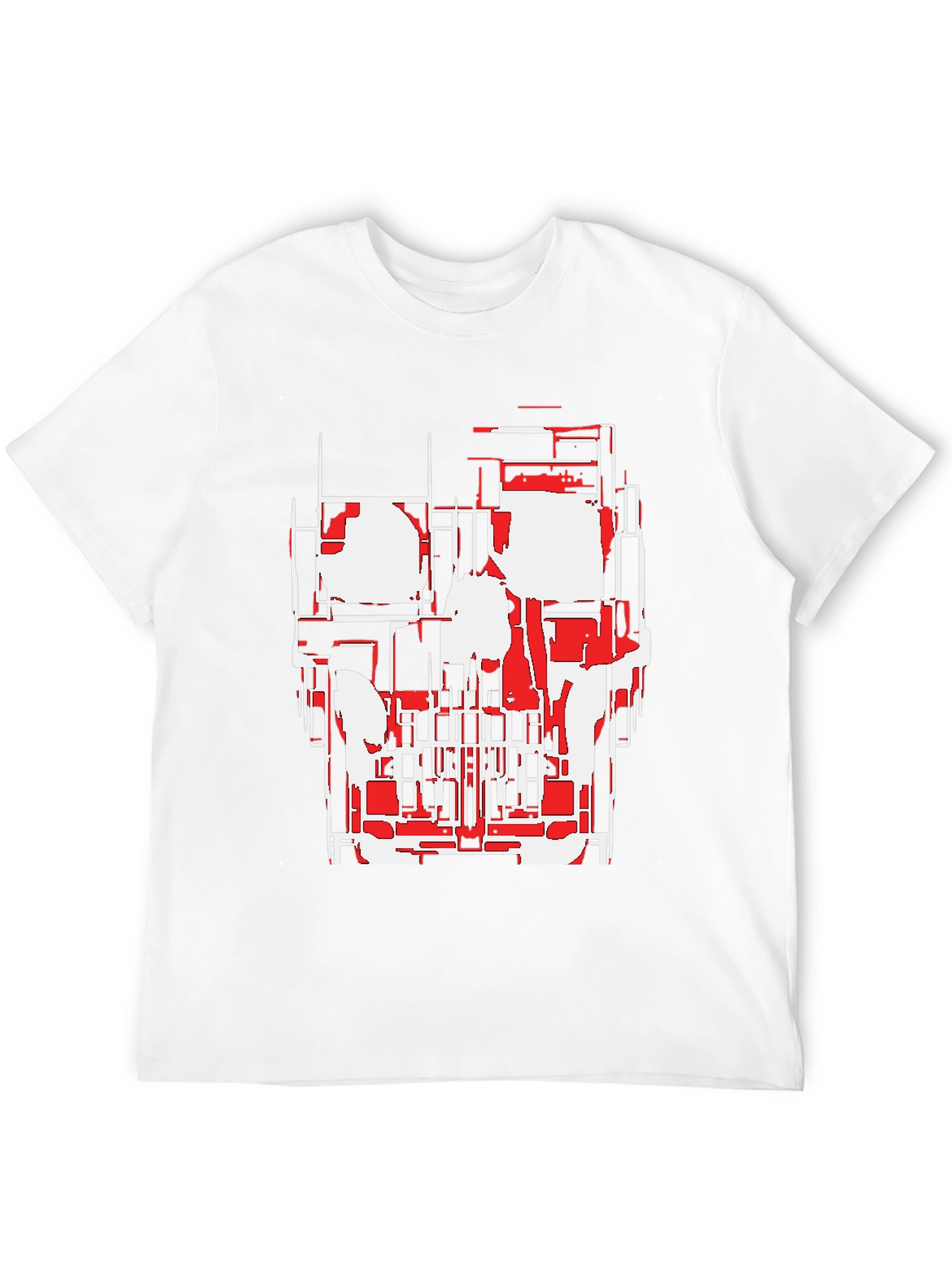 Geometric Skull Graphic Tee
