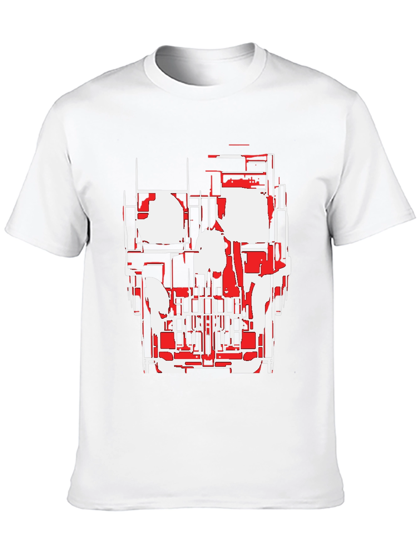 Geometric Skull Graphic Tee