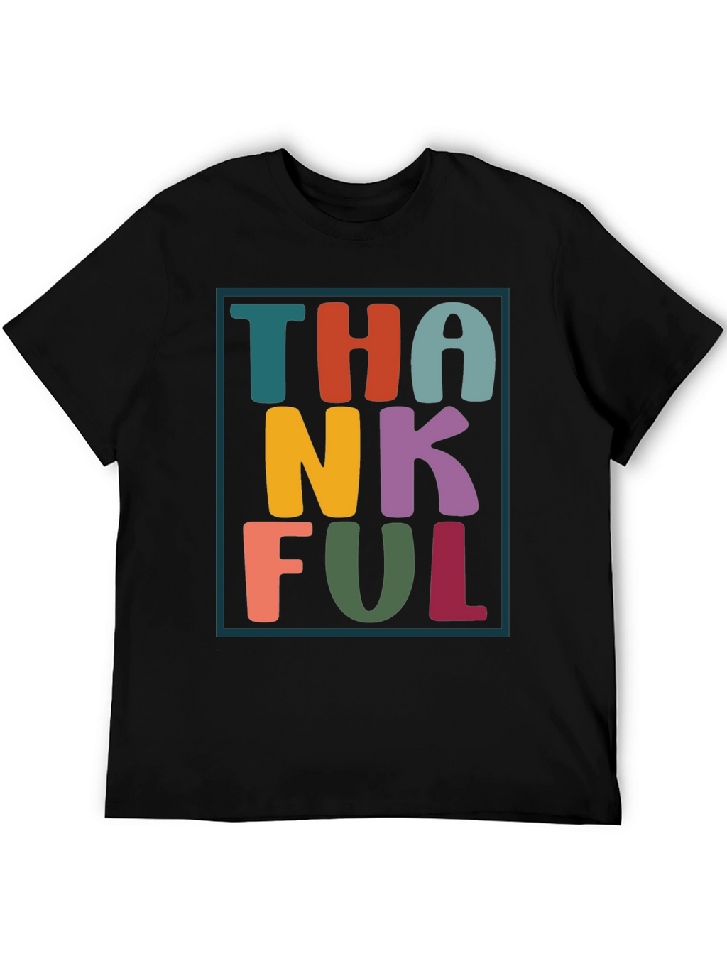 Thankful Graphic Tee - Festive Fall Apparel