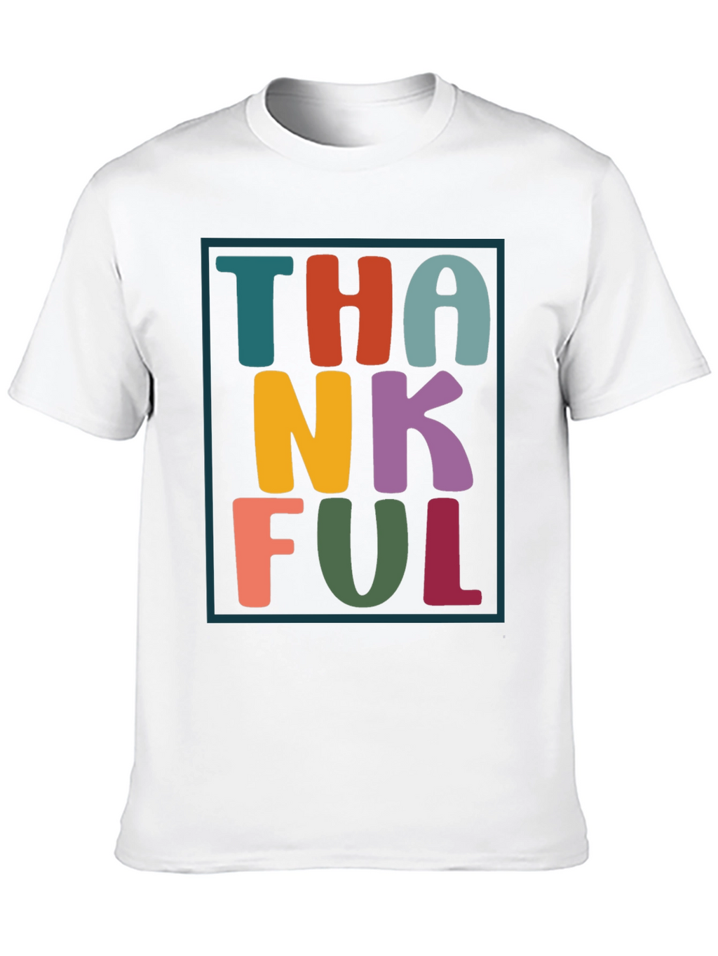 Thankful Graphic Tee - Festive Fall Apparel