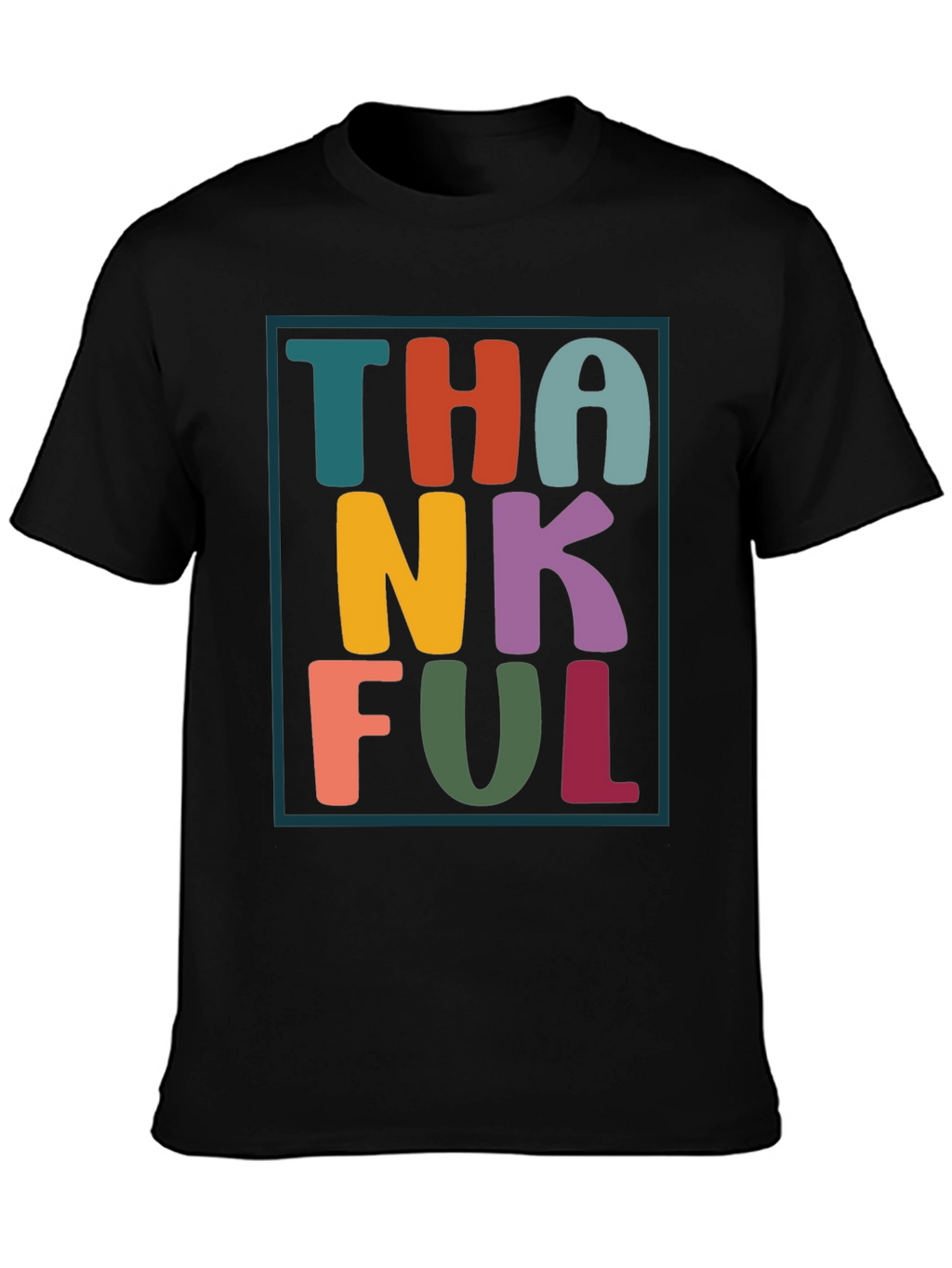 Thankful Graphic Tee - Festive Fall Apparel
