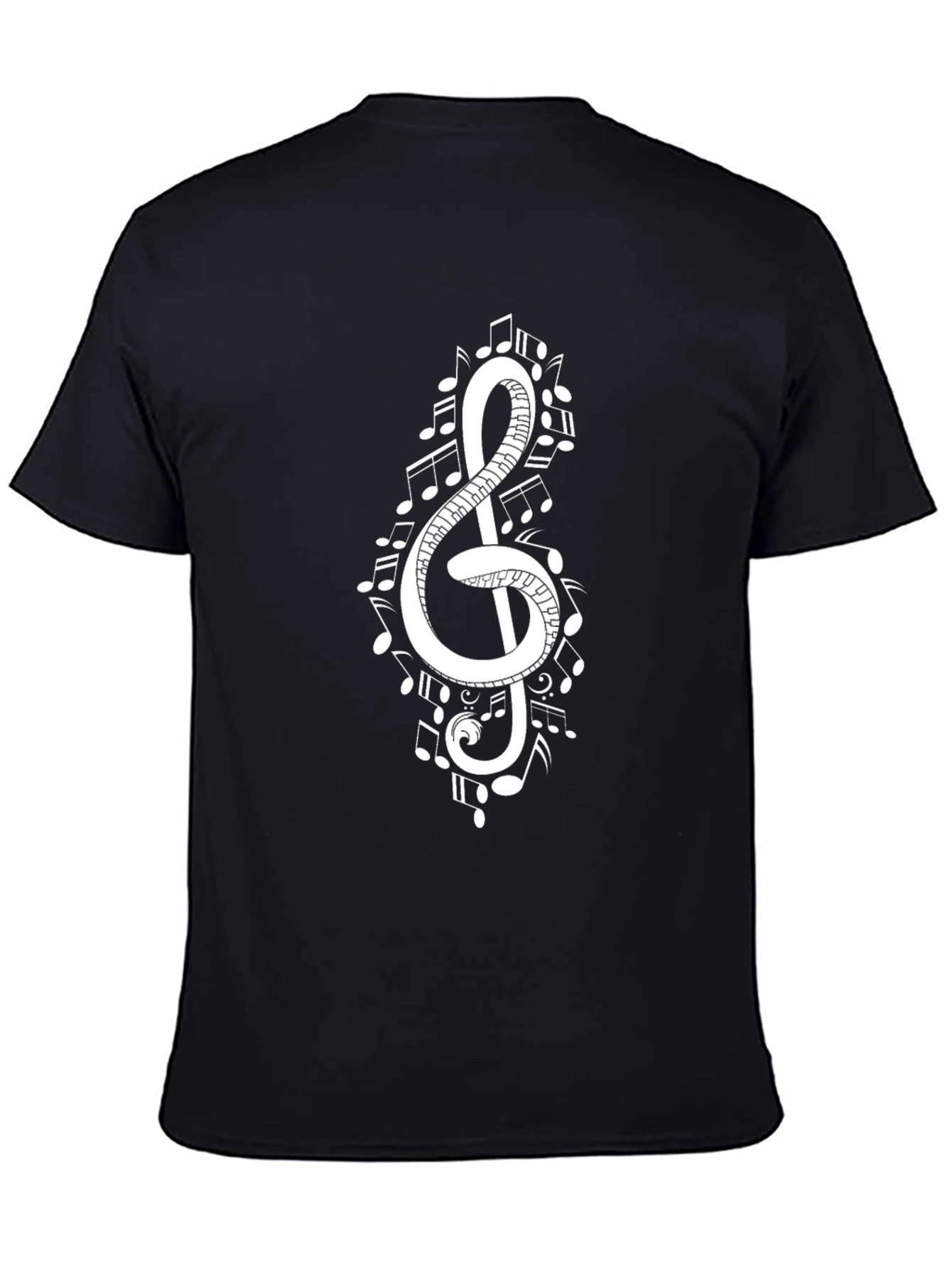 Musical Note Clef Graphic Tee