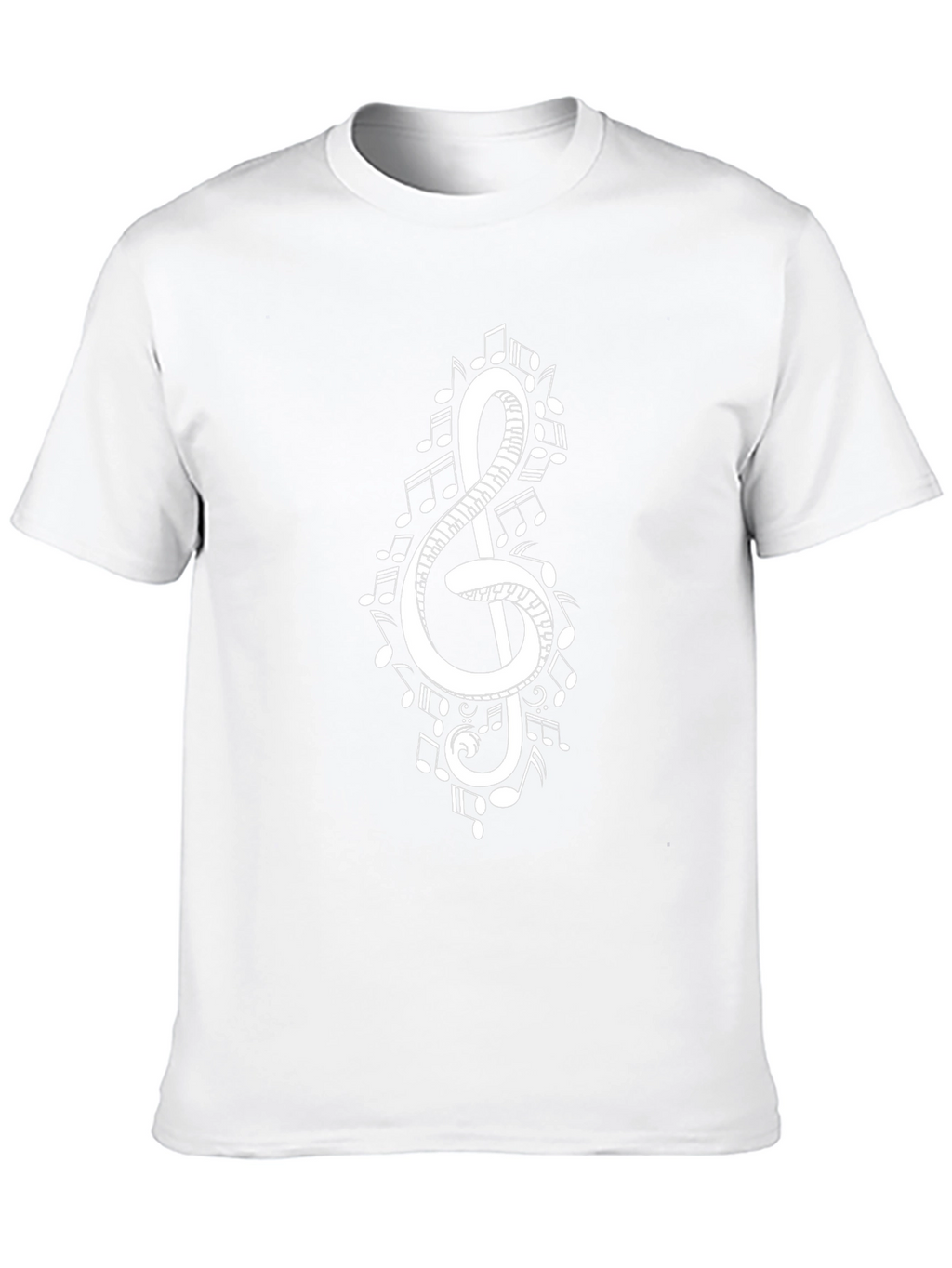 Musical Note Clef Graphic Tee