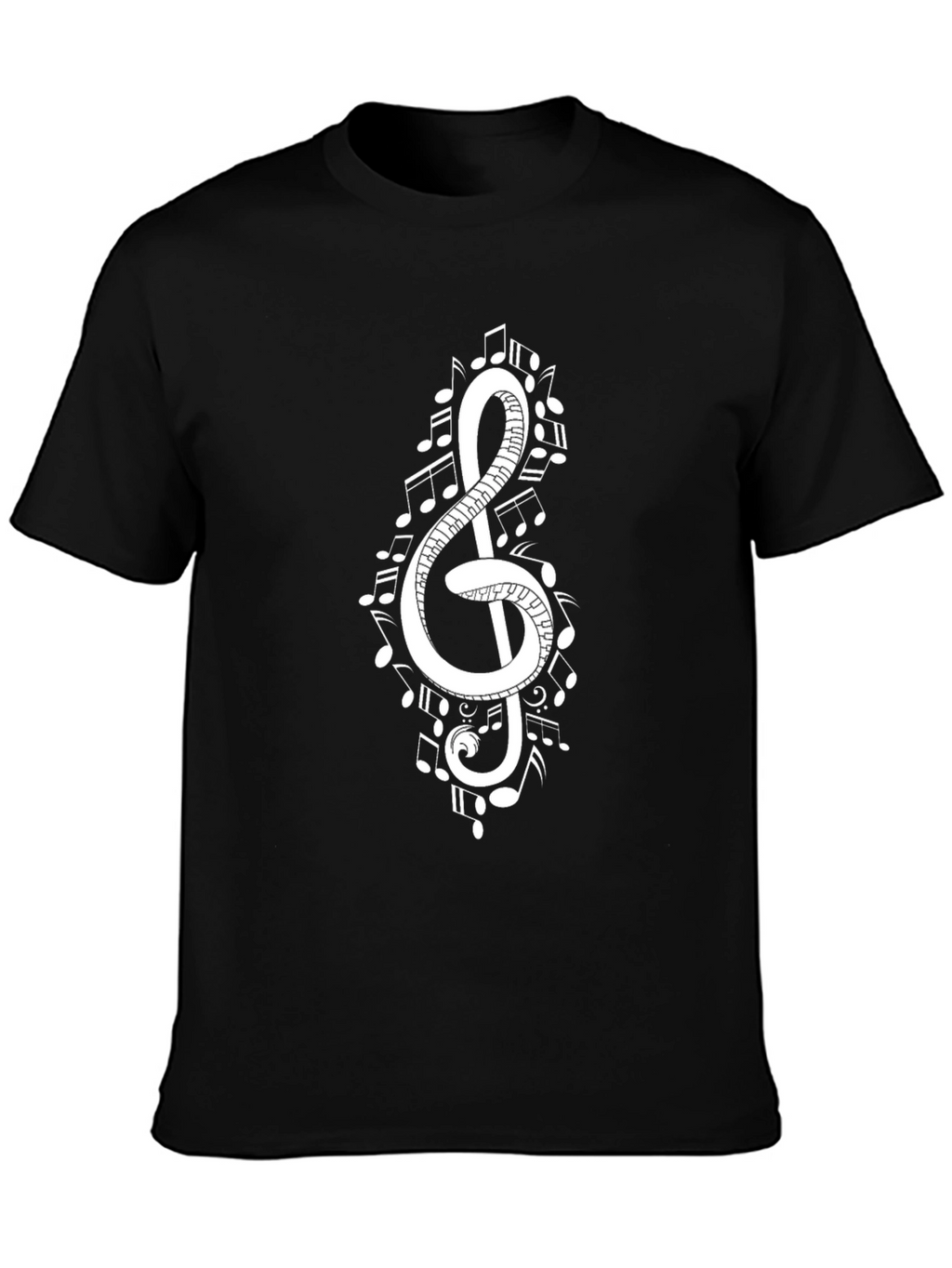 Musical Note Clef Graphic Tee