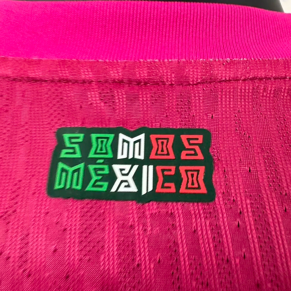 2026/27 Mexico Goalkeeper Red Player Version Soccer Jersey Detail 3