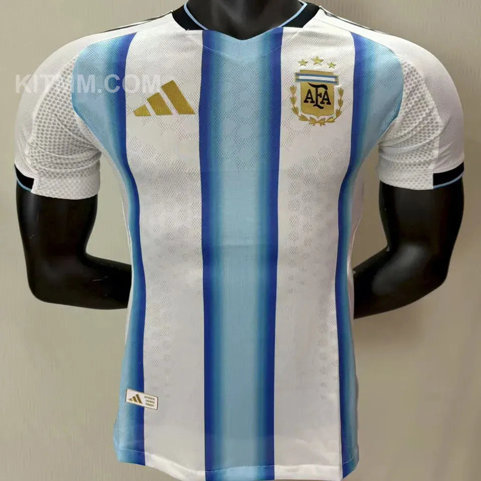 2025/26 Argentina Home Player Version Soccer Jersey Detail 4