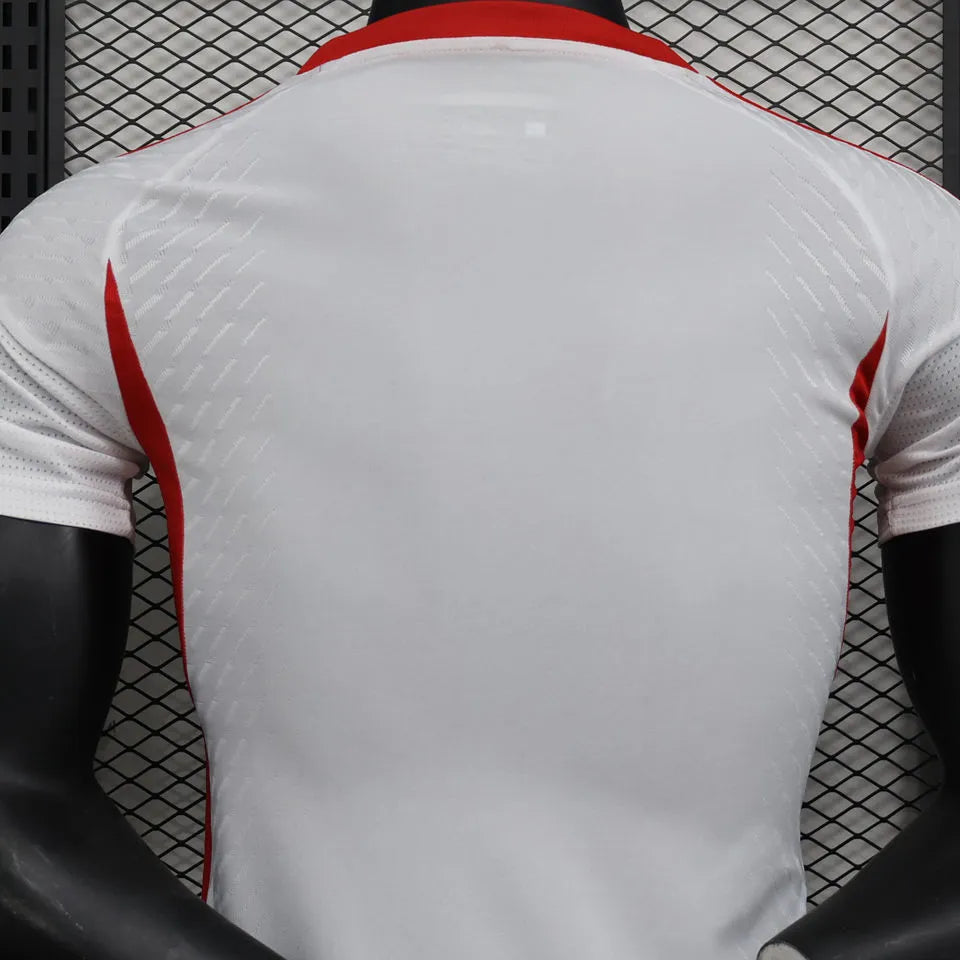 2024 UAE Home White Player Version Soccer Jersey 阿联酋 Back