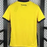 2026/27 Ecuador Home Yellow Fans Soccer Jersey Detail 3