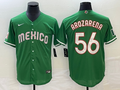 Men's 2023 World Baseball Classic #56 Randy Arozarena Mexico Green Jerseys