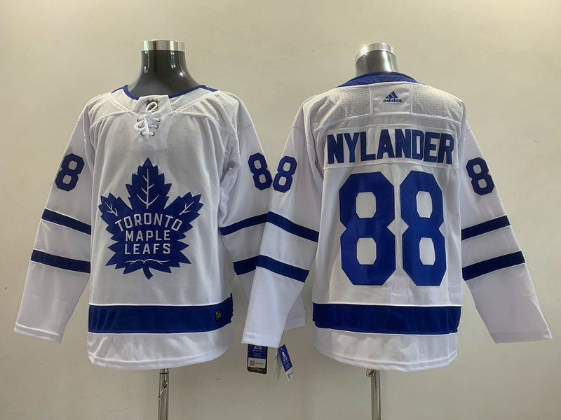 Men's Toronto Maple Leafs William Nylander #88 White Player Game Jerseys
