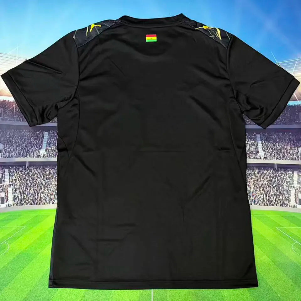 2026/27 Ghana Third Black Fans Soccer Jersey Back
