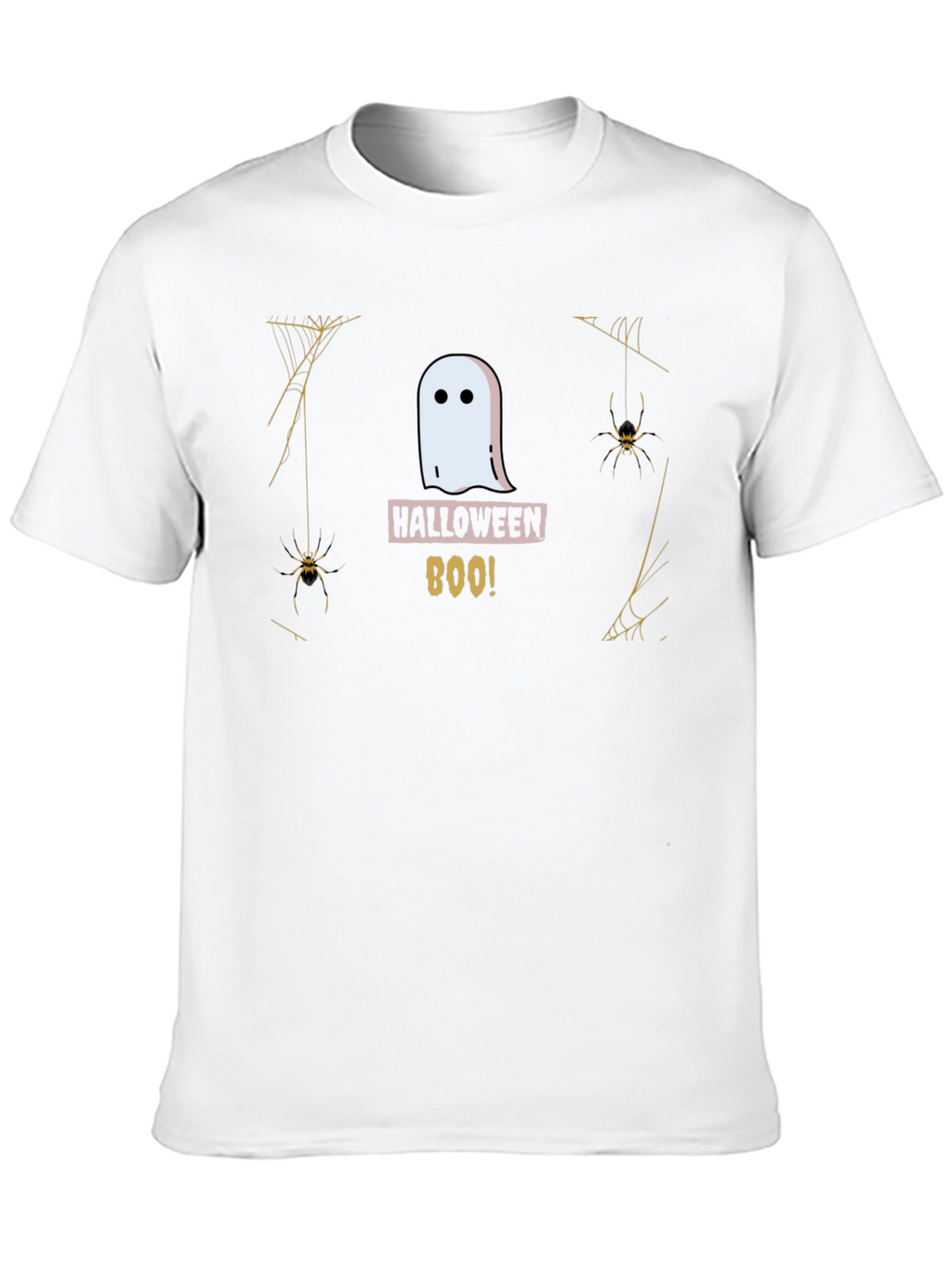 Halloween Ghost Boo! Black T-Shirt